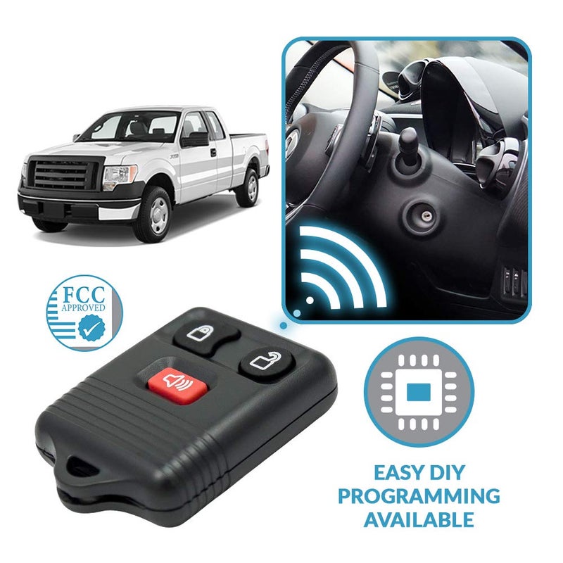 Keyless2Go Replacement for Keyless Entry Car Key Fob Vehicles That Use 3 Button CWTWB1U331, Self-Programming - 2 Pack - Image 5